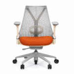 Modern Orange Seat Office Chair with Wheels