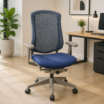 Premium Blue Office Task Chair - Image 5