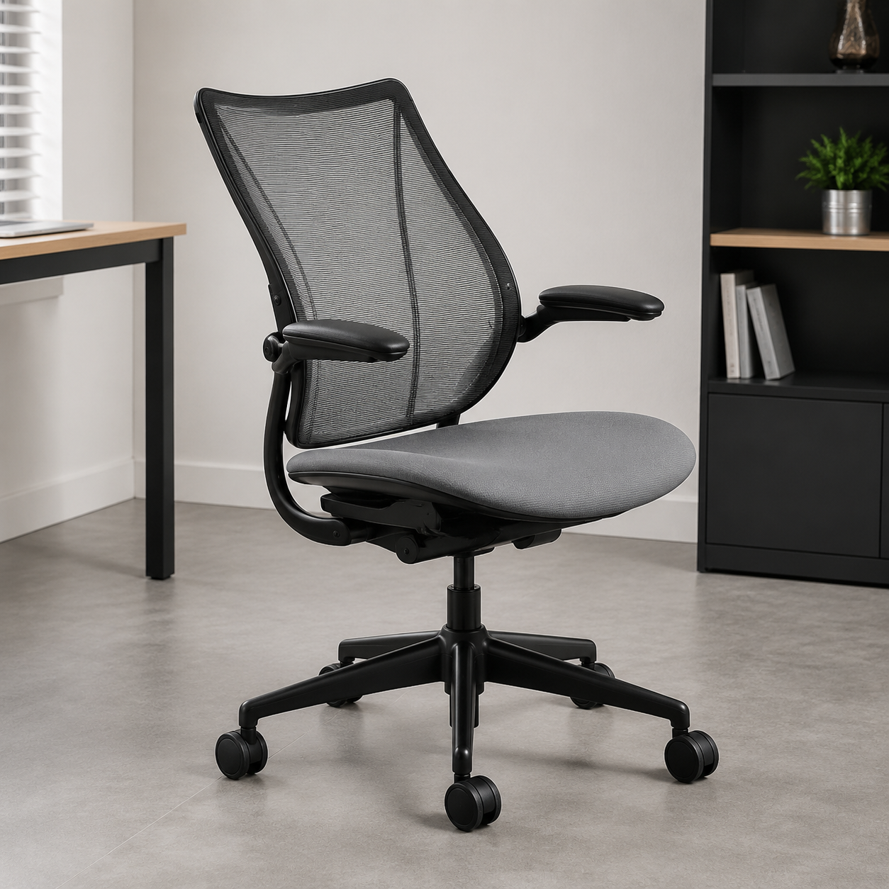 4b94c151-150e-4d75-9ded-ec1681f8ef0d Office Mesh Chair with Wheels - Image 1