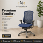 Premium Blue Office Task Chair - Image 6