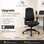 ErgoFlex Black Office Chair - Image 2