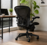 Adjustable Mesh Office Chair with Armrests - Image 3