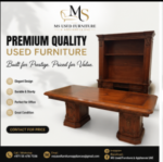 Solid Wood Executive Office Furniture Set - Image 3