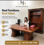 Solid Wood Executive Office Furniture Set - Image 4