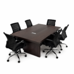6-Seater Conference Table with Chairs