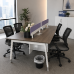 4-Seater Modular Office Workstation Desk - Image 2