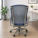 Premium Blue Office Task Chair - Image 2