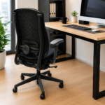 ErgoFlex Black Office Chair - Image 4