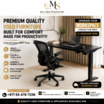 Executive Standing Desk with Mesh Office Chair - Image 2