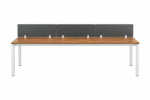 Wooden Team Workstation Desk