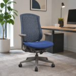 Premium Blue Office Task Chair - Image 4